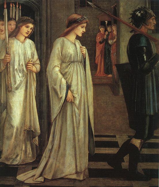 Burne-Jones, Sir Edward Coley The Princess Sabra Led to the Dragon oil painting picture